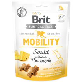 BRIT CARE Mobility, Calamar si Ananas, Recompense Fara Cereale, Caini, Mentinerea Articulatiilor Sanatoase, 150g