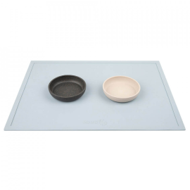 DISTRICT 70 SERVE Ice Blue, Covoras Igienic din Silicon Pentru Castroane Caini sau Pisici 50x35cm