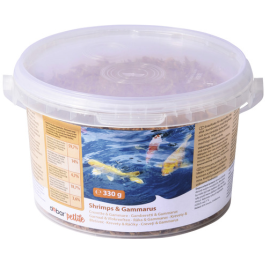 DOBAR Shrimps & Gammarus, Hrana Naturala Pentru Pesti de Iaz, 330g