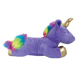CHADOG Jucarie Caine Unicorn din Plus Mov, cu Sunet, 40cm
