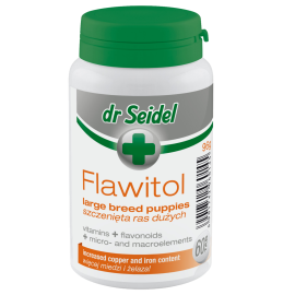 DR. SEIDEL Flawitol Large Breed Puppy, Vitamine si Minerale pentru Pui de Catel Talie Mare, 60tablete
