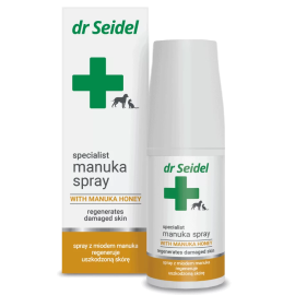 DR. SEIDEL Manuka Spray Cicatrizant, cu Miere de Manuka, Pentru Caini si Pisici, 50ml