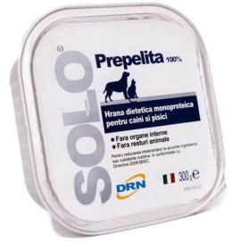 SOLO DRN, cu Prepelita, Hrana  Umeda Dietetica Monoproteica Pentru Caini si Pisici, 300g