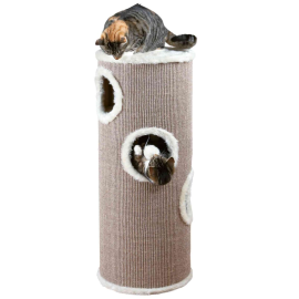 EDUARDO Ansamblu de Joaca Pentru Pisici, Sisal si Plus, Diametru 40cm | Inaltime 100cm