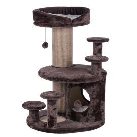 EMIL Ansamblu de Odihna si Joaca Ideal Pentru Pisici Senioare sau cu Afectiuni Articulare, Plus Maro, 69x59cm | Inaltime 96cm
