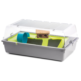 FOP TAMBURINO FUN Cusca Pentru Rozatoare Mici, Complet Echipata, 75x47x33cm