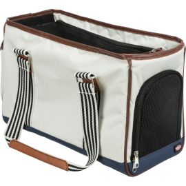 Geanta Transport Caini si Pisici Maxim 5kg, ELISA Alba, 41x20x26cm
