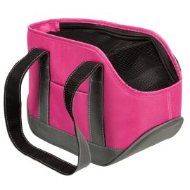 Geanta Transport Caini Talie Mica sau Pisici, Maxim 5kg, ALEA Roz, 20x16x30cm
