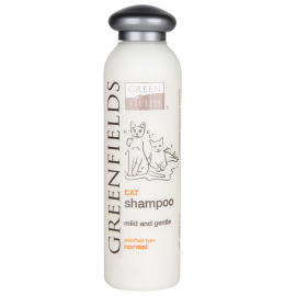 GREENFIELDS Cat Sampon Vegan Pentru Pisici, Orice Tip de Blana 200ml