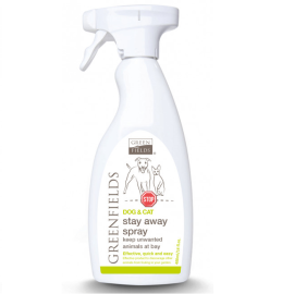 GREENFIELDS Stay Away, Spray Repelent Pentru Caini si Pisici, Utilizare Indoor si Outdoor 400ml