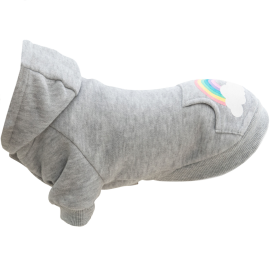 Hanorac cu Gluga Pentru Caini Rainbow Falls, Marime XXS (L=24cm)
