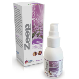 ICF ZEEP, Emulsie Cicatrizanta, cu Uleiuri Esentiale, Pentru Caini si Pisici, Flacon cu Pipeta, 50ml