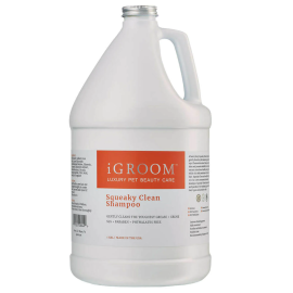 iGROOM Squeaky Clean, Sampon Profesional Concentrat 1:16, Pentru Curatare Profunda Blana Foarte Murdara, Caini sau Pisici, 3.8L