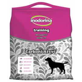 INODORINA Covorase Absorbante cu Carbune Activ, Pentru Caini 90x60cm, 40buc