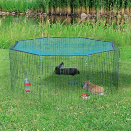Tarc Pentru Caini sau Animale Mici, Interior | Exterior, Metalic, 8 Elemente 60x57cm