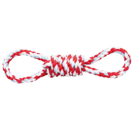 Jucarie Caini, Franghie Impletita cu 2 Manere, 38cm