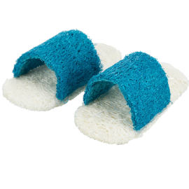 Jucarie pentru Rozatoare, 100% Lufa, Set 2 Papuci, 8cm
