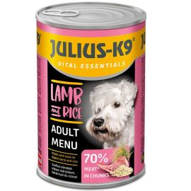 JULIUS K9 DOG, Conserva Hrana Umeda Pentru Caini, cu Miel si Orez, 1240g
