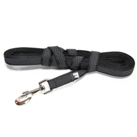 JULIUS K9 Lesa Antiderapanta, Neagra, cu Maner, 5m / 20mm, Caini Maxim 50kg