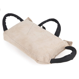 JULIUS K9 Perna Soft, din Piele, Pentru Invatarea Muscaturii, 3 Manere, 35x20x6.4cm