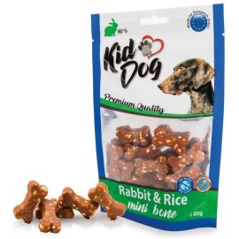 KIDDOG Mini Oase cu Iepure și Orez pentru Câini, 250g – Recompense cu 90% Carne