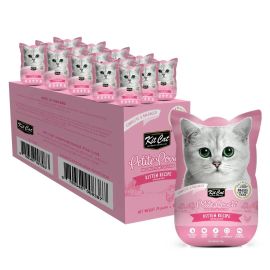 KIT CAT Petit Pouch Kitten, Bax Plicuri Hrana Umeda Pentru Pui de Pisica, Pui in Aspic, 24x70g