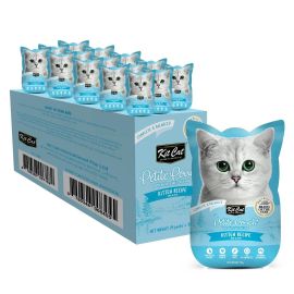 KIT CAT Petit Pouch Kitten, Bax Plicuri Hrana Umeda Pentru Pui de Pisica, Ton in Aspic, 24x70g