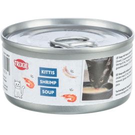 KITTIS, Conserva Hrana Umeda Pentru Pisici, Supa de Creveti, 80g