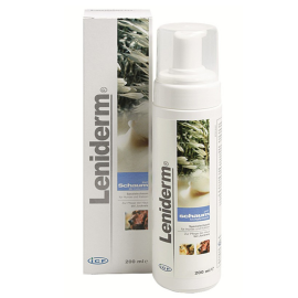 ICF LENIDERM Spuma Curatare Fara Clatire, cu Lapte de Ovaz, Caine / Pisica, Piele Sensibila sau Iritata, 200ml