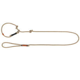 Lesa Cordelina cu Zgarda Semistrangulanta Pentru Caini BE NORDIC Bej, Marime L-XL 1.70m / 13mm