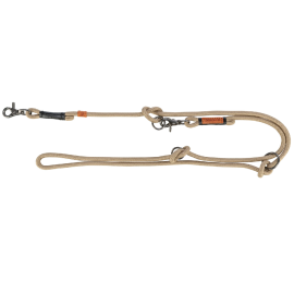 Lesa Reglabila Pentru Caini, BE NORDIC, Cordelina Bej, Marime S-M, 2m | Diametru 13mm