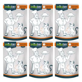MASTER CAT Plic Hrana Umeda, cu Pasare in Aspic, Pentru Pisici Adulte, 80g
