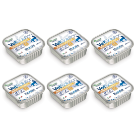 MONGE VETSOLUTION Urinary Struvite Feline, Set Conserve Hrana Umeda Pentru Pisici cu Afectiuni ale Tractului Urinar, 6x100g