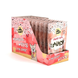 MR. BANDIT Pachet Plicuri Hrana Umeda Pentru Caini, Carne de Pui si Somon in Sos, 10x180g