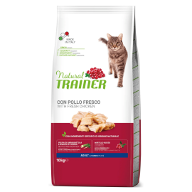 NATURAL TRAINER Cat, cu Pui, Hrana Uscata Pentru Pisici Adulte, 10kg