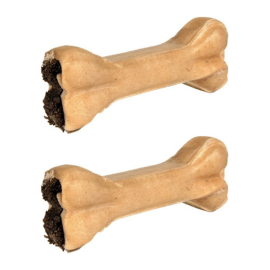 Recompensa Caini Os Piele cu Burta de Vita 10cm | 35g | 2buc