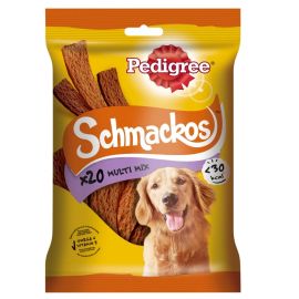 PEDIGREE Schmackos Multi Mix, Recompense Pentru Caini, Fasii cu Carne, 20buc