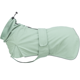 Pelerina de Ploaie Pentru Caini CityStyle DUBLIN, Verde, Marime XS, Lungime Spate 30cm