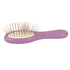 SHOW TECH Mini Pin, Perie Profesionala, Caini Blana Lunga sau Carliontata, 12cm