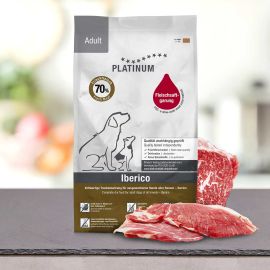 PLATINUM Natural Pet Food & Care Adult, cu Porc Iberic, Hrana Uscata Caini, 5kg