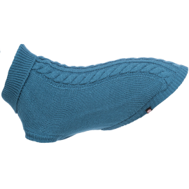 Pulover Pentru Caini KENTON Albastru, Marime L, Lungime Spate 55cm