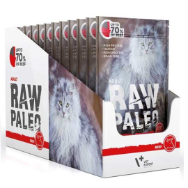 RAW PALEO Adult, Vita, Plic Hrana Umeda Monoproteica, Fara Cereale, Pisica (pateu), 100g