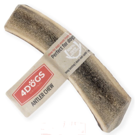 Recompense Naturale de Ros Pentru Caini, Coarne de Cerb, 4 DOGS Original, R-Line EASY S, 10cm