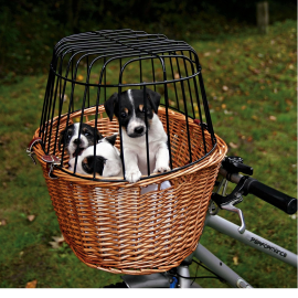 Cos Transport Caini sau Pisici pe Bicicleta, 44x33x48cm