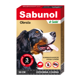 SABUNOL GPI Gold Zgarda Antiparazitara, Protectie 3 Luni, Pentru Caini Talie Medie 10-25kg | 50cm