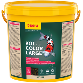 SERA Koi Color Large, Hrana Granulata Pentru Crapi Koi Mari (>25cm), 21L