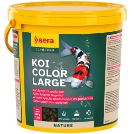 SERA Koi Color Large, Hrana Granulata Pentru Crapi Koi Mari (>25cm), 3.8L
