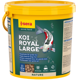 SERA Koi Royal Large, Hrana Granulata Pentru Crapi Koi Mari (>25cm), 3.8L