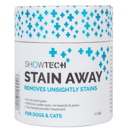 SHOW TECH+ Stain Away, Pudra Pentru Indepartarea Petelor din Blana si din Jurul Ochilor 100g