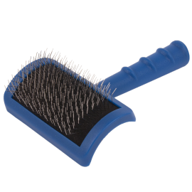 SHOW TECH Tuffer Than Tangles Long Firm Pin, Perie Slicker Profesionala, Pini Lungi si Fermi, Caini cu Blana Deasa, Groasa sau Carliontata